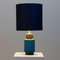 Bitossi Table Lamps with New Silk Custom Made Lampshades by René Houben, Set of 2 10