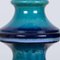 Large Ceramic Lamp with New Silk Custom Made Lampshades René Houben, Set of 2 3
