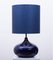 Lampe de Bureau en Céramique avec Abat-jour en Soie sur-Mesure par René Houben, 1960s 6