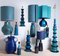 Soholm Table Lamps with New Silk Custom Made Lampshades by René Houben 1960, Set of 2 17