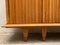 Large Brutalist Style Sideboard with Slatted Front by De Coene, 1940s, Belgium 8
