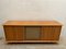 Large Brutalist Style Sideboard with Slatted Front by De Coene, 1940s, Belgium 6