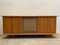 Large Brutalist Style Sideboard with Slatted Front by De Coene, 1940s, Belgium 4