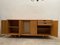 Large Brutalist Style Sideboard with Slatted Front by De Coene, 1940s, Belgium 7