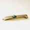 Mid-Century Brass and Stone Tie Pin in the Style of Anna Greta Eker, Norway, 1960s 6