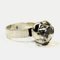 Brilliant Cut Crystal Stone Silver Ring by Ceson Guldvare, Gothenburg, Sweden, 1967, Image 3