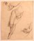 Paul Garin - Nude - Original Pencil Drawing on Paper - 1950s 1