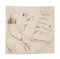 Sconosciuto - the Music Teacher - Original Drawing on Paper - 19th Century, Immagine 1
