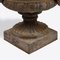 Antike französische Urnen aus Kirschholz, 2er Set 5