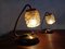 Bernsteingelbe Sideglas Tischlampen von Richard Essig für Saku Leuchten, 1960er, 2er Set 10