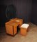 Art Deco Dressing Table and Stool in Birds Eye Maple, 1930s, Image 11