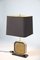 Vintage Brass Etched 23CT Gold Table Lamp by Georges Mathias, Belgium 3