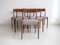 Danish Wooden Dining Chairs, 1960s, Set of 6, Image 4