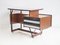 Wooden Writing Desk with Metal Structure, Italy, 1960s, Image 4