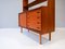 Mid-Century Teak Schrank mit ausziehbarem Schreibtisch, Dänemark 2