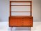 Mid-Century Teak Cabinet with Retractable Writing Desk, Denmark 1