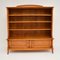 Antique Swedish Biedermeier Satin Birch Bookcase 1