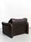 Leather Maralunga Lounge Chair and Ottoman by Vico Magistretti for Cassina, 1980s, Set of 2, Image 10