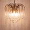 Large Murano Glass Chandelier from Venini, Italy, 1960s 6