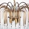 Large Murano Glass Chandelier from Venini, Italy, 1960s 9