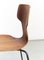 Sedie Hammer modello 3103 di Arne Jacobsen per Fritz Hansen, anni '60, set di 5, Immagine 10