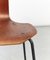 Sedie Hammer modello 3103 di Arne Jacobsen per Fritz Hansen, anni '60, set di 5, Immagine 7