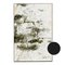 Small Edge Dark Gray Birch Wall Panel With Moss and Lichens from Moya 1