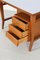 Mid-Century Mahogany Desk with Formica Countertop by Gio Ponti for Schirolli 18