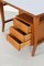 Mid-Century Mahogany Desk with Formica Countertop by Gio Ponti for Schirolli, Image 18