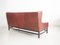 Scandinavian Brown Leather 3-Seater Sofa, 1960s, Image 14