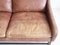 Scandinavian Brown Leather 3-Seater Sofa, 1960s, Image 11