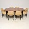 Dining Table & Chairs Set by Robin Day for Hille, 1950s, Set of 7 1