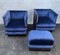 Lounge Chairs and Footstool, 1930s, Italy, Set of 3 1