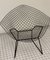 Mid-Century Vintage Modell Diamond 421 Stuhl mit Lederpolsterung von Harry Bertoia für Knoll Inc. / Knoll International 5
