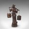 Antike Hohe Dekorative Bronze Wasserträger Figur, 1900er 6