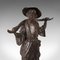 Antique Tall Decorative Bronze Water Carrier Figure, 1900s, Image 8