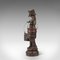 Antike Hohe Dekorative Bronze Wasserträger Figur, 1900er 5
