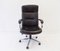 German Black Leather Office Chair, 1970s 8