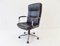 German Black Leather Office Chair, 1970s 12