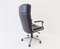 German Black Leather Office Chair, 1970s, Image 2