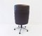 German Black Leather Office Chair, 1970s 11