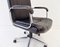 German Black Leather Office Chair, 1970s 3