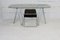 Tubular Steel Desk with Smoked Glass Top, 1970s 9