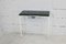 Tubular Steel Console Table with Black Glass Plate, 1950s 20