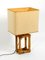 Grande Lampe de Bureau en Bambou, 1960s 4