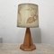 Wooden Table Lamp, 1960s 5