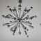 Sputnik Chrome Chandeliers, 1980s, Set of 2 1