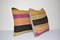 Striped Turkish Kilim Pillow Covers, Set of 2 2