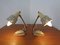 Lámparas de mesa regulables italianas Mid-Century, años 60. Juego de 2, Imagen 9