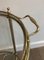 Round Brass Drinks Trolley, French, 1950s, Image 6